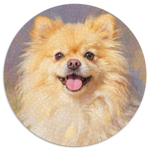 Haustierhund Puzzles 1000-teilige Schwer Puzzle Spielzeug Lernspiel Impossible Tiere Herausforderungsspielzeug Für Erwachsene Kinder 1000pcs (67.5x67.5cm) von LFVBASOYU