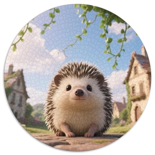 Hedgehog Puzzle 1000 Teile Schwer Puzzle Spielzeug Pädagogisches Spiel Impossible Tiere Herausforderungsspielzeug Für Erwachsene Und Kinder in Bewährter 1000pcs (67.5x67.5cm) von LFVBASOYU