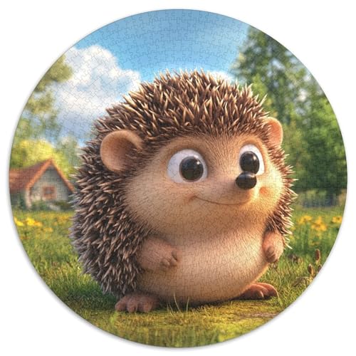 Hedgehog Puzzle 1000-teilige Schwer Puzzle Spielzeug Pädagogisches Spiel Impossible Herausforderungsspielzeug Für Erwachsene Und Kinder Ab 14 Jahren 1000pcs (67.5x67.5cm) von LFVBASOYU