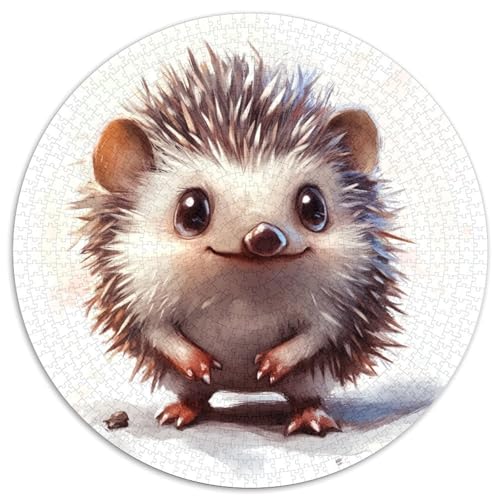 Hedgehog Puzzles 1000 Teile Schwer Puzzle Spielzeug Pädagogisches Spiel Impossible Herausforderung Spielzeug Für Erwachsene Und Kinder in Bewährter 1000pcs (67.5x67.5cm) von LFVBASOYU
