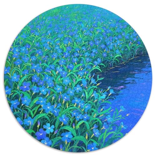 Helle Blumen Puzzle 1000 Teile Schwer Puzzle Spielzeug Pädagogisches Spiel Impossible Blumen und Pflanzen Herausforderungsspielzeug Für Erwachsene Kinder 1000pcs (67.5x67.5cm) von LFVBASOYU