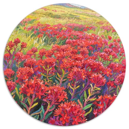 Helle Blumen Puzzles 1000 Teile Schwer Puzzle Spielzeug Lernspiel Impossible Blumen und Pflanzen Herausforderungsspielzeug Für Erwachsene Kinder 1000pcs (67.5x67.5cm) von LFVBASOYU