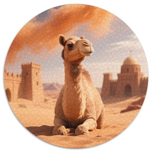 Kamel Puzzle 1000 Teile Schwer Puzzle Spielzeug Lernspiel Impossible Tiere Herausforderung Spielzeug Für Erwachsene Kinder 1000pcs (67.5x67.5cm) von LFVBASOYU