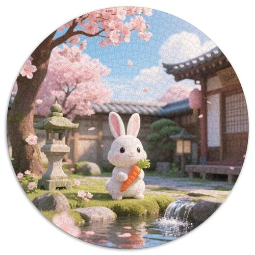 Kaninchen Puzzle 1000-teilige Schwer Puzzle Spielzeug Pädagogisches Spiel Impossible Tiere Herausforderungsspielzeug Für Erwachsene Und Kinder in Bewährter 1000pcs (67.5x67.5cm) von LFVBASOYU
