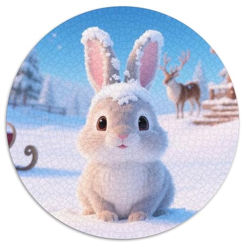Kaninchen Puzzles 1000 Teile Schwer Puzzle Spielzeug Pädagogisches Spiel Impossible Tiere Herausforderungsspielzeug Für Erwachsene Und Kinder in Bewährter 1000pcs (67.5x67.5cm) von LFVBASOYU
