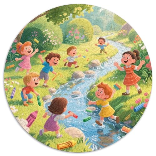 Kinder Spielen Puzzle 1000 Teile Schwer Puzzle Spielzeug Lernspiel Impossible Glückliches Spiel Herausforderung Spielzeug Für Erwachsene Und Kinder Ab 12 Jahren 1000pcs (67.5x67.5cm) von LFVBASOYU