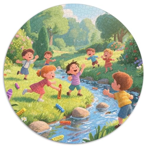 Kinder Spielen Puzzle 1000 Teile Schwer Puzzle Spielzeug Lernspiel Impossible Glückliches Spiel Herausforderung Spielzeug Für Erwachsene Und Kinder in Bewährter 1000pcs (67.5x67.5cm) von LFVBASOYU