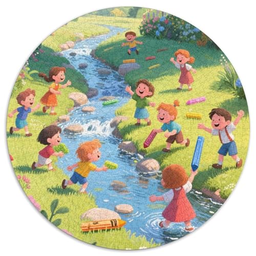 Kinder Spielen Puzzles 1000-teilige Schwer Puzzle Spielzeug Lernspiel Impossible Glückliches Spiel Herausforderungsspielzeug Für Erwachsene Und Kinder in Bewährter 1000pcs (67.5x67.5cm) von LFVBASOYU