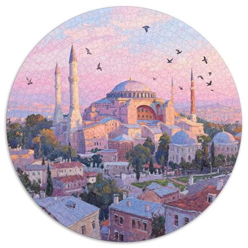Kirche Istanbul Puzzle 1000 Teile Schwer Puzzle Spielzeug Lernspiel Impossible Gebäude Herausforderung Spielzeug Für Erwachsene Kinder 1000pcs (67.5x67.5cm) von LFVBASOYU