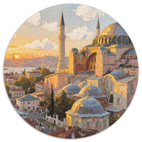 Kirche Istanbul Puzzle 1000 Teile Schwer Puzzle Spielzeug Lernspiel Impossible Gebäude Herausforderungsspielzeug Für Erwachsene Kinder 1000pcs (67.5x67.5cm) von LFVBASOYU