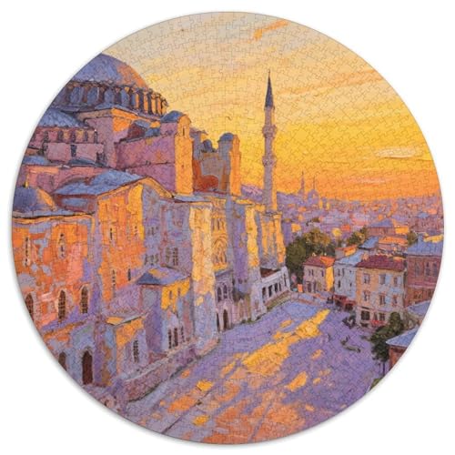 Kirche Istanbul Puzzle 1000 Teile Schwer Puzzle Spielzeug Pädagogisches Spiel Impossible Gebäude Herausforderung Spielzeug Für Erwachsene Und Kinder Ab 12 Jahren 1000pcs (67.5x67.5cm) von LFVBASOYU