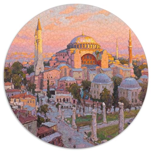 Kirche Istanbul Puzzle 1000-teilige Schwer Puzzle Spielzeug Lernspiel Impossible Gebäude Herausforderungsspielzeug Für Erwachsene Kinder 1000pcs (67.5x67.5cm) von LFVBASOYU