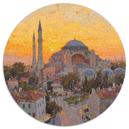 Kirche Istanbul Puzzle 1000-teilige Schwer Puzzle Spielzeug Lernspiel Impossible Gebäude Herausforderungsspielzeug Für Erwachsene Kinder 1000pcs (67.5x67.5cm) von LFVBASOYU