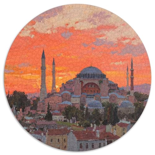 Kirche Istanbul Puzzle 1000-teilige Schwer Puzzle Spielzeug Pädagogisches Spiel Impossible Gebäude Herausforderungsspielzeug Für Erwachsene Kinder 1000pcs (67.5x67.5cm) von LFVBASOYU