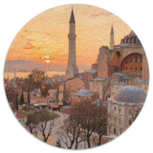 Kirche Istanbul Puzzle 1000-teilige Schwer Puzzle Spielzeug Pädagogisches Spiel Impossible Gebäude Herausforderungsspielzeug Für Erwachsene Und Kinder Ab 14 Jahren 1000pcs (67.5x67.5cm) von LFVBASOYU