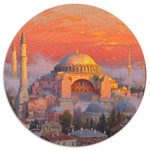 Kirche Istanbul Puzzles 1000 Teile Schwer Puzzle Spielzeug Lernspiel Impossible Gebäude Herausforderungsspielzeug Für Erwachsene Und Kinder Ab 14 Jahren 1000pcs (67.5x67.5cm) von LFVBASOYU