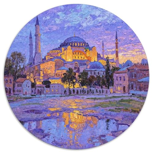 Kirche Istanbul Puzzles 1000 Teile Schwer Puzzle Spielzeug Pädagogisches Spiel Impossible Gebäude Herausforderung Spielzeug Für Erwachsene Kinder 1000pcs (67.5x67.5cm) von LFVBASOYU