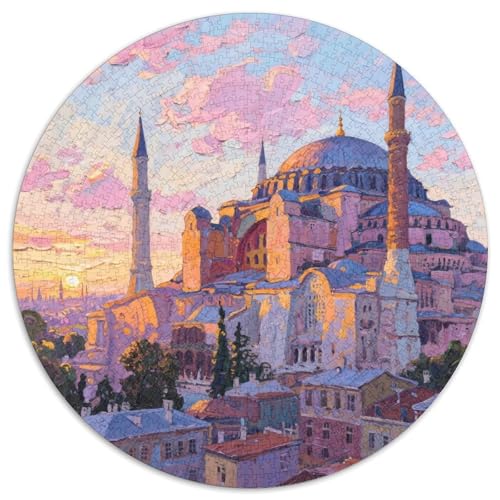 Kirche Istanbul Puzzles 1000 Teile Schwer Puzzle Spielzeug Pädagogisches Spiel Impossible Gebäude Herausforderung Spielzeug Für Erwachsene Und Kinder Ab 12 Jahren 1000pcs (67.5x67.5cm) von LFVBASOYU