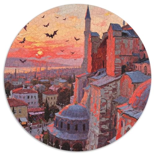Kirche Istanbul Puzzles 1000 Teile Schwer Puzzle Spielzeug Pädagogisches Spiel Impossible Gebäude Herausforderung Spielzeug Für Erwachsene Und Kinder Ab 12 Jahren 1000pcs (67.5x67.5cm) von LFVBASOYU