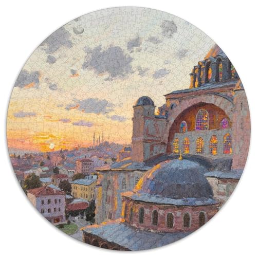 Kirche Istanbul Puzzles 1000 Teile Schwer Puzzle Spielzeug Pädagogisches Spiel Impossible Gebäude Herausforderungsspielzeug Für Erwachsene Und Kinder Ab 14 Jahren 1000pcs (67.5x67.5cm) von LFVBASOYU