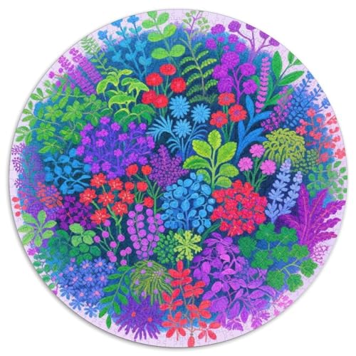 Kleines Gras Puzzle 1000 Teile Schwer Puzzle Spielzeug Pädagogisches Spiel Impossible Blumens and Plants Herausforderung Spielzeug Für Erwachsene Und Kinder in Bewährter 1000pcs (67.5x67.5cm) von LFVBASOYU