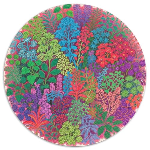 Kleines Gras Puzzle 1000-teilige Schwer Puzzle Spielzeug Lernspiel Impossible Blumens and Plants Herausforderung Spielzeug Für Erwachsene Kinder 1000pcs (67.5x67.5cm) von LFVBASOYU