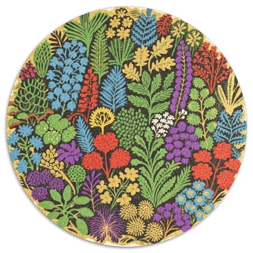 Kleines Gras Puzzle 1000-teilige Schwer Puzzle Spielzeug Pädagogisches Spiel Impossible Blumens and Plants Herausforderung Spielzeug Für Erwachsene Und Kinder Ab 12 Jahren 1000pcs (67.5x67.5cm) von LFVBASOYU