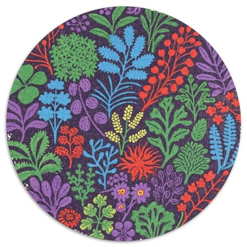 Kleines Gras Puzzle 1000-teilige Schwer Puzzle Spielzeug Pädagogisches Spiel Impossible Blumens and Plants Herausforderungsspielzeug Für Erwachsene Kinder 1000pcs (67.5x67.5cm) von LFVBASOYU
