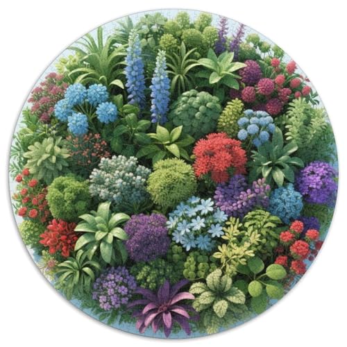 Kleines Gras Puzzles 1000 Teile Schwer Puzzle Spielzeug Pädagogisches Spiel Impossible Blumens and Plants Herausforderungsspielzeug Für Erwachsene Und Kinder in Bewährter 1000pcs (67.5x67.5cm) von LFVBASOYU