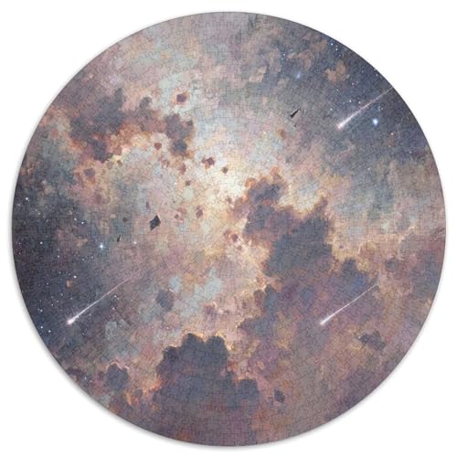 Kosmischer Nebel Puzzles 1000-teilige Schwer Puzzle Spielzeug Lernspiel Impossible Universum Herausforderungsspielzeug Für Erwachsene Kinder 1000pcs (67.5x67.5cm) von LFVBASOYU