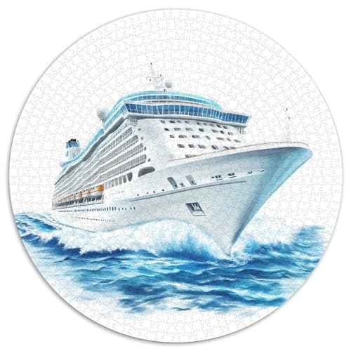 Kreuzfahrtschiff Puzzle 1000-teilige Schwer Puzzle Spielzeug Pädagogisches Spiel Impossible Herausforderung Spielzeug Für Erwachsene Und Kinder in Bewährter 1000pcs (67.5x67.5cm) von LFVBASOYU
