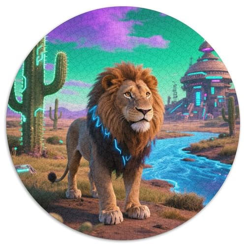 Löwen Puzzle 1000 Teile Schwer Puzzle Spielzeug Lernspiel Impossible Tiere Herausforderungsspielzeug Für Erwachsene Und Kinder Ab 14 Jahren 1000pcs (67.5x67.5cm) von LFVBASOYU