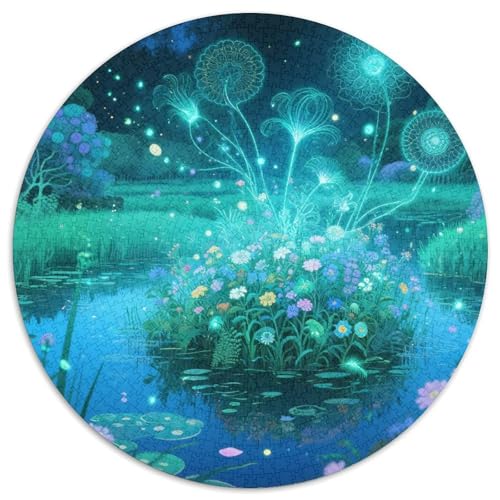 Magische Pflanzen Puzzle 1000 Teile Schwer Puzzle Spielzeug Lernspiel Impossible Magical Wald Herausforderungsspielzeug Für Erwachsene Und Kinder Ab 12 Jahren 1000pcs (67.5x67.5cm) von LFVBASOYU