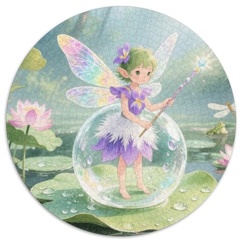 Magische Waldfeie Puzzle 1000-teilige Schwer Puzzle Spielzeug Pädagogisches Spiel Impossible Magische Waldfeie Herausforderung Spielzeug Für Erwachsene Kinder 1000pcs (67.5x67.5cm) von LFVBASOYU