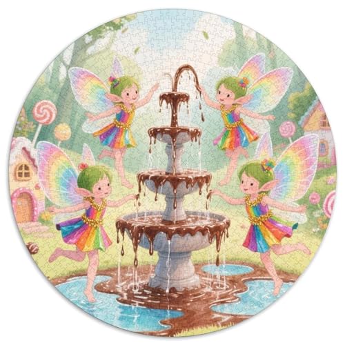 Magische Waldfeie Puzzle 1000-teilige Schwer Puzzle Spielzeug Pädagogisches Spiel Impossible Magische Waldfeie Herausforderung Spielzeug Für Erwachsene Kinder 1000pcs (67.5x67.5cm) von LFVBASOYU