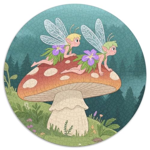 Magische Waldfeie Puzzles 1000 Teile Schwer Puzzle Spielzeug Pädagogisches Spiel Impossible Magische Waldfeie Herausforderungsspielzeug Für Erwachsene Und Kinder Ab 12 Jahren 1000pcs (67.5x67.5c von LFVBASOYU