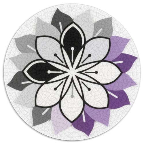 Mandala Muster Puzzle 1000 Teile Schwer Puzzle Spielzeug Lernspiel Impossible Mandala Muster Herausforderung Spielzeug Für Erwachsene Kinder 1000pcs (67.5x67.5cm) von LFVBASOYU
