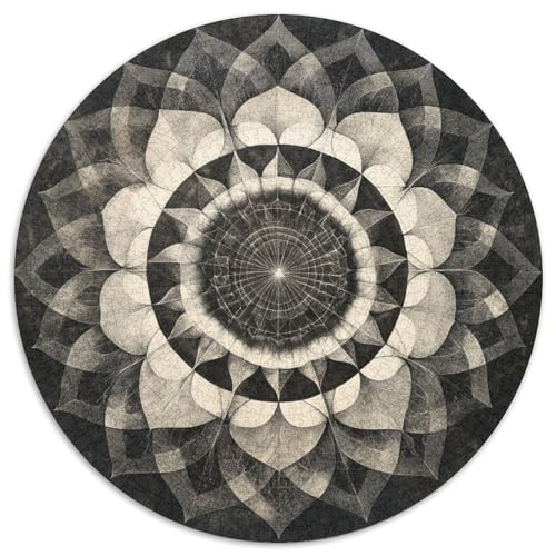 Mandala Puzzle 1000-teilige Schwer Puzzle Spielzeug Lernspiel Impossible Herausforderungsspielzeug Für Erwachsene Und Kinder Ab 12 Jahren 1000pcs (67.5x67.5cm) von LFVBASOYU