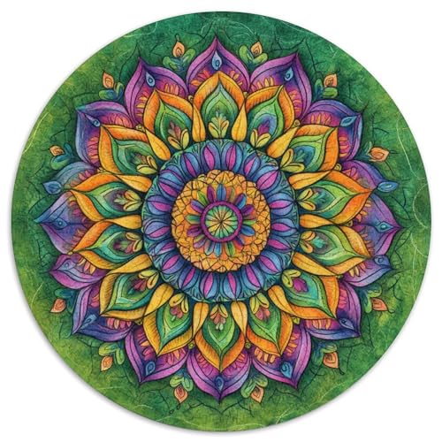 Mandala Puzzles 1000 Teile Schwer Puzzle Spielzeug Lernspiel Impossible Herausforderungsspielzeug Für Erwachsene Und Kinder in Bewährter 1000pcs (67.5x67.5cm) von LFVBASOYU