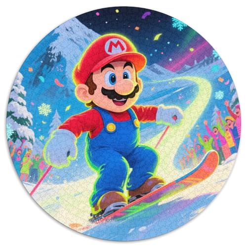 Mario Spiel Charaktere Puzzle 1000 Teile Schwer Puzzle Spielzeug Lernspiel Impossible Spiele Charaktere Herausforderungsspielzeug Für Erwachsene Und Kinder Ab 14 Jahren 1000pcs (67.5x67.5cm) von LFVBASOYU