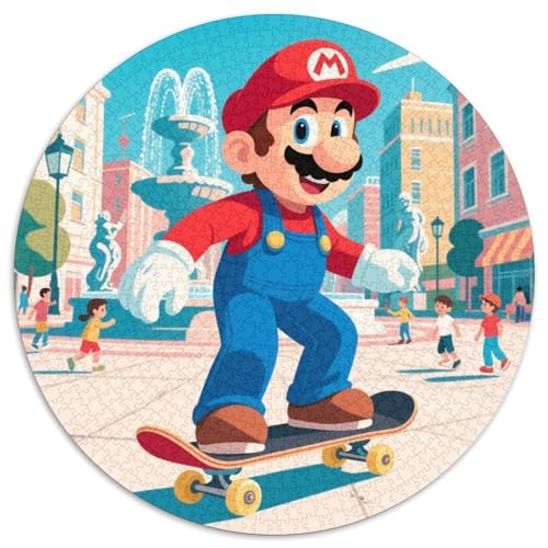 Mario Spiel Charaktere Puzzle 1000 Teile Schwer Puzzle Spielzeug Lernspiel Impossible Spiele Charaktere Herausforderungsspielzeug Für Erwachsene Und Kinder in Bewährter 1000pcs (67.5x67.5cm) von LFVBASOYU
