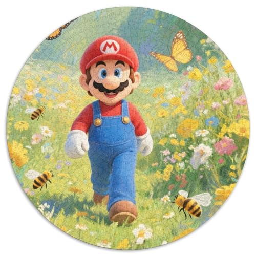 Mario Spiel Charaktere Puzzle 1000 Teile Schwer Puzzle Spielzeug Pädagogisches Spiel Impossible Spiele Charaktere Herausforderung Spielzeug Für Erwachsene Und Kinder Ab 12 Jahren 1000pcs (67.5x67.5cm) von LFVBASOYU