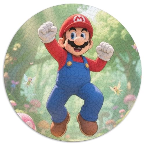 Mario Spiel Charaktere Puzzle 1000-teilige Schwer Puzzle Spielzeug Lernspiel Impossible Spiele Charaktere Herausforderung Spielzeug Für Erwachsene Und Kinder Ab 14 Jahren 1000pcs (67.5x67.5cm) von LFVBASOYU
