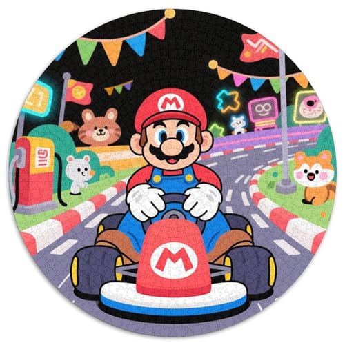 Mario Spiel Charaktere Puzzle 1000-teilige Schwer Puzzle Spielzeug Lernspiel Impossible Spiele Charaktere Herausforderungsspielzeug Für Erwachsene Und Kinder Ab 14 Jahren 1000pcs (67.5x67.5cm) von LFVBASOYU