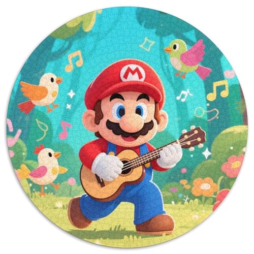 Mario Spiel Charaktere Puzzles 1000 Teile Schwer Puzzle Spielzeug Lernspiel Impossible Spiele Charaktere Herausforderung Spielzeug Für Erwachsene Kinder 1000pcs (67.5x67.5cm) von LFVBASOYU