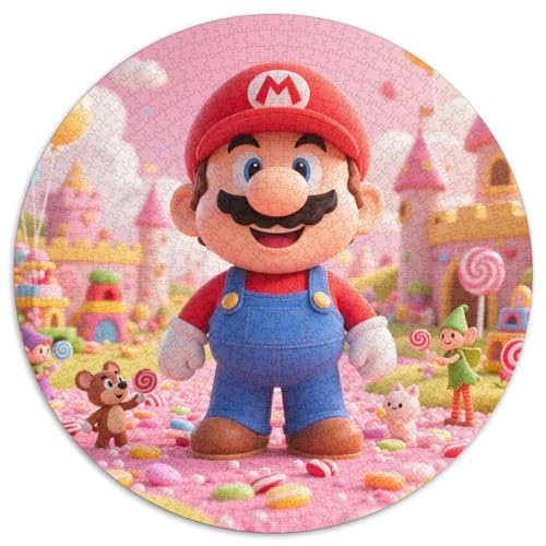 Mario Spiel Charaktere Puzzles 1000 Teile Schwer Puzzle Spielzeug Lernspiel Impossible Spiele Charaktere Herausforderungsspielzeug Für Erwachsene Und Kinder Ab 14 Jahren 1000pcs (67.5x67.5cm) von LFVBASOYU