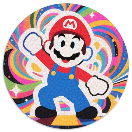 Mario Spiel Charaktere Puzzles 1000 Teile Schwer Puzzle Spielzeug Lernspiel Impossible Spiele Charaktere Herausforderungsspielzeug Für Erwachsene Und Kinder in Bewährter 1000pcs (67.5x67.5cm) von LFVBASOYU