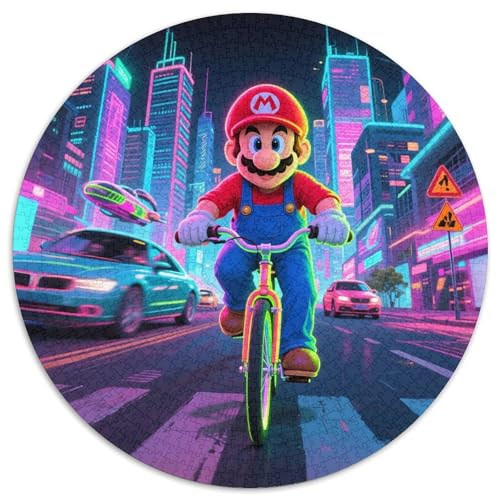 Mario Spiel Charaktere Puzzles 1000 Teile Schwer Puzzle Spielzeug Pädagogisches Spiel Impossible Spiele Charaktere Herausforderungsspielzeug Für Erwachsene Kinder 1000pcs (67.5x67.5cm) von LFVBASOYU