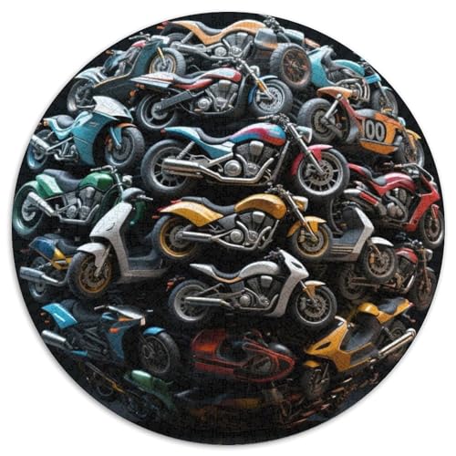 Motorrad Puzzle 1000 Teile Schwer Puzzle Spielzeug Pädagogisches Spiel Impossible Fahrzeug Herausforderung Spielzeug Für Erwachsene Und Kinder in Bewährter 1000pcs (67.5x67.5cm) von LFVBASOYU