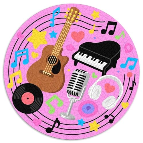 Musical Atmosphere Puzzles 1000 Teile Schwer Puzzle Spielzeug Pädagogisches Spiel Impossible Instruments And Notes Herausforderungsspielzeug Für Erwachsene Und Kinder in Bewährter 1000pcs (67.5x67.5cm Musical Atmosphere Puzzles 1000 Teile Schwer Puzzle Spielzeug Pädagogisches Spiel Impossible Instruments And Notes Herausforderungsspielzeug Für Erwachsene Und Kinder in Bewährter 1000pcs (67.5x67.5cm von LFVBASOYU